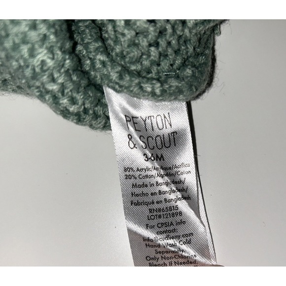 Infant Baby Girl Lot 3-6 Month Sweaters (2) One Piece Peyton & Scout Carters - Picture 4 of 11